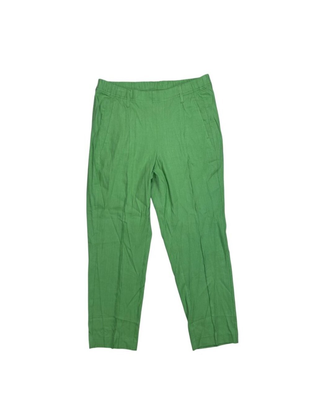 J. Jill Linen Stretch Green Pant Lightweight Travel Breathable Small